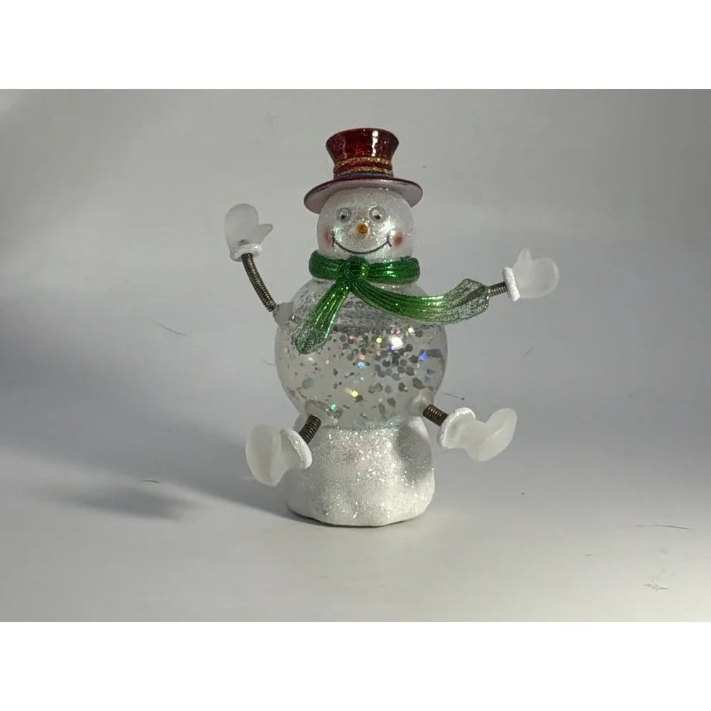 Dept 56 – Snow Glows – Lighted Snowman and Snow Globe - w/Box - Retired LOW WATE